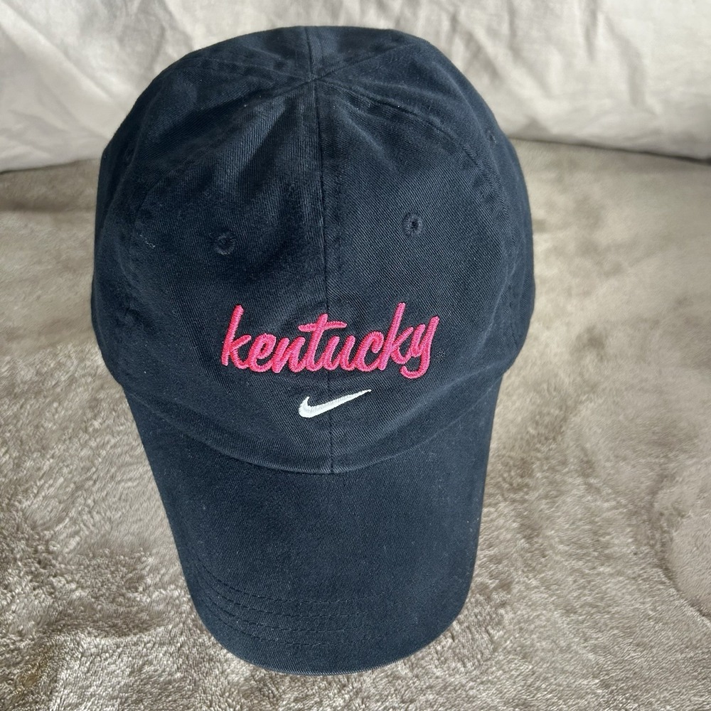 University of Kentucky Nike "UK" Baseball Cap – Black & Pink Camo Detail - Picture 7 of 7